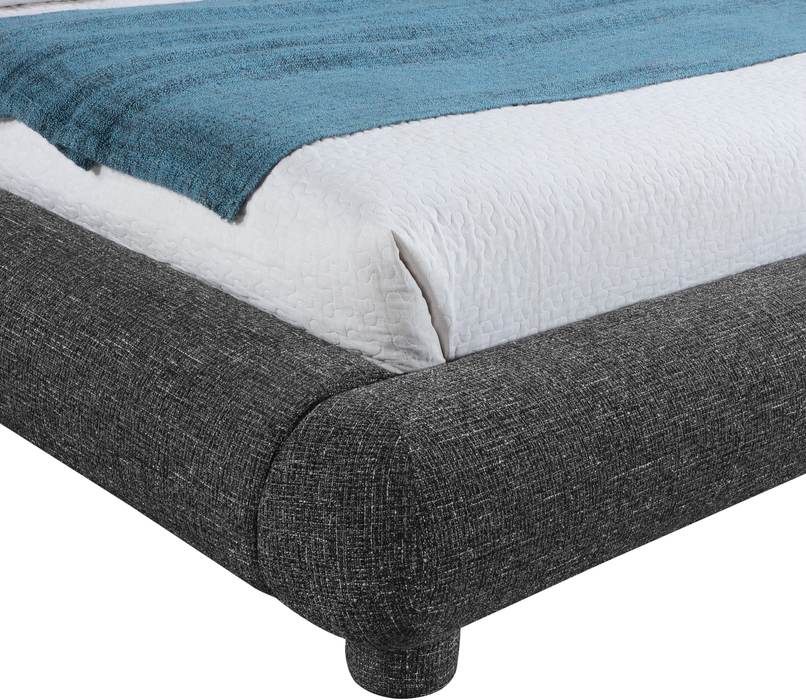 Meridian Furniture - Blair Black Fabric Upholstered King Bed - B1234Black-K - GreatFurnitureDeal