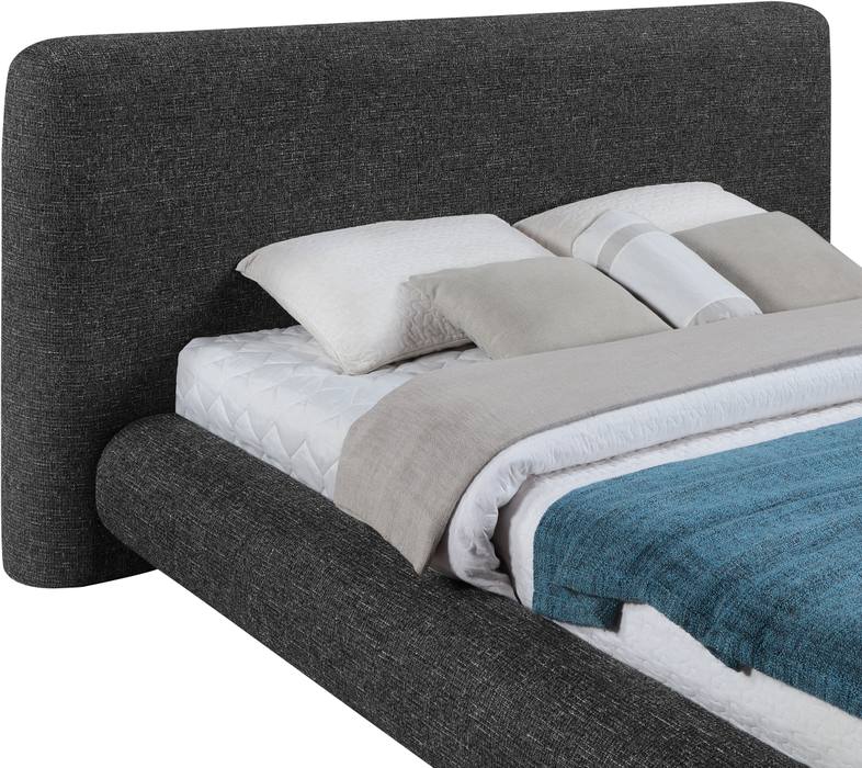 Meridian Furniture - Blair Black Fabric Upholstered King Bed - B1234Black-K - GreatFurnitureDeal