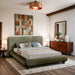 Meridian Furniture - Blair Green Chenille Fabric Upholstered King Bed - B1235Green-K - GreatFurnitureDeal