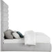 Meridian Furniture - Adam Grey Linen Textured Fabric Upholstered King Bed - B1255Grey-K90 - GreatFurnitureDeal