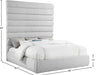 Meridian Furniture - Adam Grey Linen Textured Fabric Upholstered King Bed - B1255Grey-K90 - GreatFurnitureDeal