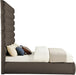Meridian Furniture - Adam Brown Boucle Fabric Upholstered King Bed - B1256Brown-K90 - GreatFurnitureDeal