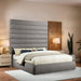 Meridian Furniture - Adam Taupe Boucle Fabric Upholstered King Bed - B1256Taupe-K90 - GreatFurnitureDeal