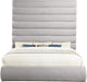 Meridian Furniture - Adam Taupe Boucle Fabric Upholstered King Bed - B1256Taupe-K90 - GreatFurnitureDeal