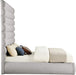 Meridian Furniture - Adam Taupe Boucle Fabric Upholstered King Bed - B1256Taupe-K90 - GreatFurnitureDeal