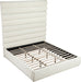 Meridian Furniture - Adam Cream Chenille Fabric Upholstered King Bed - B1257Cream-K90 - GreatFurnitureDeal