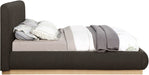 Meridian Furniture - Rigby Brown Boucle Fabric Upholstered King Bed - B1275Brown-K - GreatFurnitureDeal