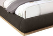 Meridian Furniture - Rigby Brown Boucle Fabric Upholstered King Bed - B1275Brown-K - GreatFurnitureDeal