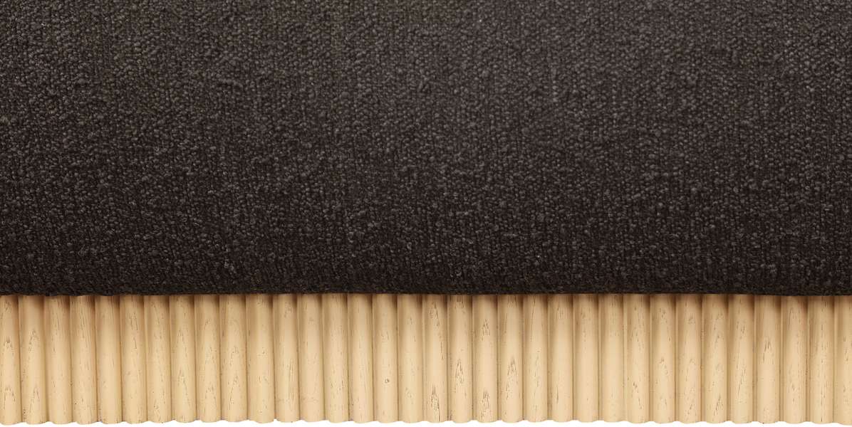 Meridian Furniture - Rigby Brown Boucle Fabric Upholstered King Bed - B1275Brown-K - GreatFurnitureDeal