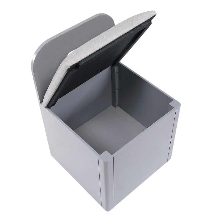 Homelegance - Sloane Full Bookcase Bed with Hidden Desk, Stool and Storage Bench in Gray - B2024GYBCF-1 - GreatFurnitureDeal