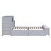 Homelegance - Sloane Full Bookcase Bed with Hidden Desk, Stool and Storage Bench in Gray - B2024GYBCF-1 - GreatFurnitureDeal