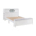 Homelegance - Sloane Full Bookcase Bed with Hidden Desk, Stool and Storage Bench in White - B2024WHBCF-1 - GreatFurnitureDeal