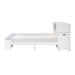 Homelegance - Sloane Full Bookcase Bed with Hidden Desk, Stool and Storage Bench in White - B2024WHBCF-1 - GreatFurnitureDeal