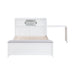 Homelegance - Sloane Full Bookcase Bed with Hidden Desk, Stool and Storage Bench in White - B2024WHBCF-1 - GreatFurnitureDeal