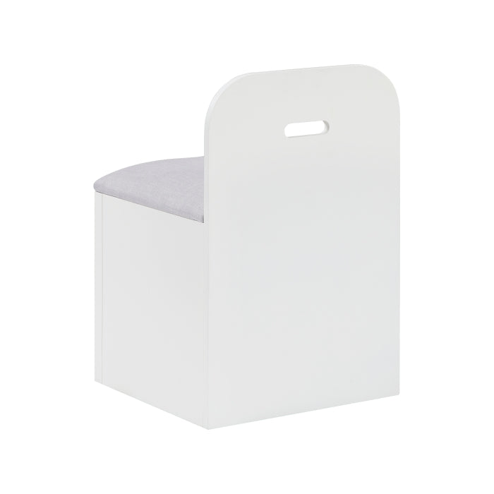 Homelegance - Sloane Full Bookcase Bed with Hidden Desk, Stool and Storage Bench in White - B2024WHBCF-1 - GreatFurnitureDeal