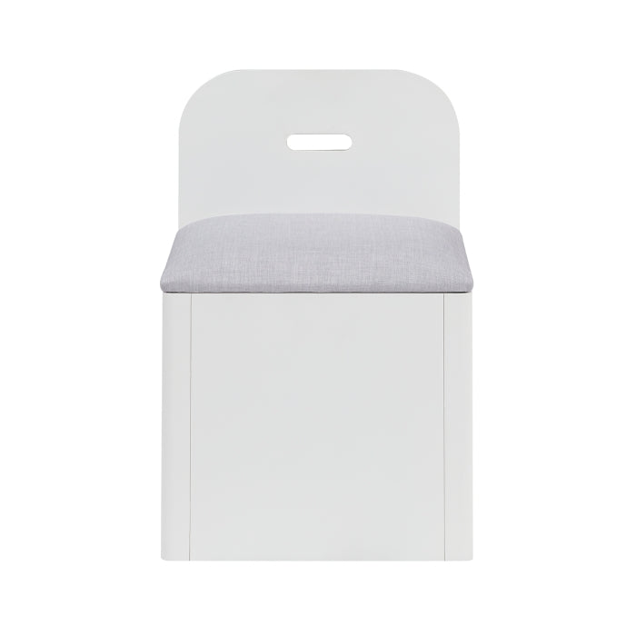 Homelegance - Sloane Full Bookcase Bed with Hidden Desk, Stool and Storage Bench in White - B2024WHBCF-1 - GreatFurnitureDeal