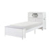 Homelegance - Sloane Twin Bookcase Bed with Hidden Desk, Stool and Storage Bench in White - B2024WHBC-1 - GreatFurnitureDeal
