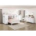 Homelegance - Sloane Twin/Full Loft Bunk Bed with Chest and Hidden Desk in White - B2024WHLTF-1 - GreatFurnitureDeal