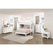 Homelegance - Sloane Twin/Full Loft Bunk Bed with Chest and Hidden Desk in White - B2024WHLTF-1 - GreatFurnitureDeal