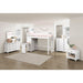 Homelegance - Sloane Twin/Full Loft Bunk Bed with Chest and Hidden Desk in White - B2024WHLTF-1 - GreatFurnitureDeal