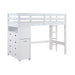 Homelegance - Sloane Twin/Full Loft Bunk Bed with Chest and Hidden Desk in White - B2024WHLTF-1 - GreatFurnitureDeal