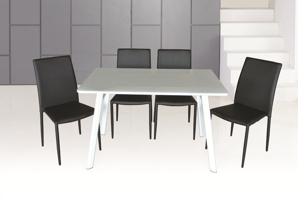 J&M Furniture - B24 Dining Table & DC 13 Chairs - 1778011-DT-5SET-BLK - GreatFurnitureDeal