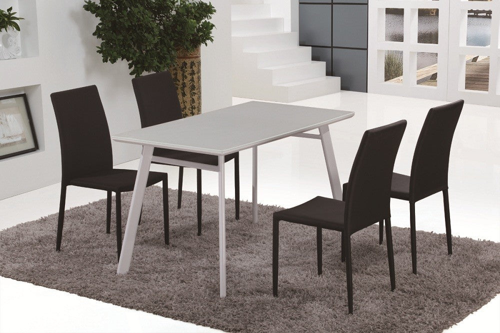 J&M Furniture - B24 Dining Table & DC 13 Chairs - 17780-DT-5SET-BLK