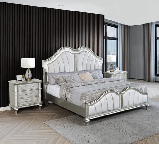 Mariano Furniture - B760 - King Bed in Silver Glam - BQ-B760-EKB - GreatFurnitureDeal