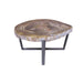 GJ Styles - Petrified Wood Table with Stainless Steel Base - BABS1531 - GreatFurnitureDeal