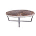 GJ Styles - Petrified Wood Table with Stainless Steel Base - BABS1548 - GreatFurnitureDeal