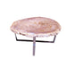 GJ Styles - Petrified Wood Table with Stainless Steel Base - BABS2435 - GreatFurnitureDeal