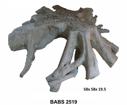 GJ Styles - Teak Root Coffee Table in Washed Finish - BABS2519 - GreatFurnitureDeal