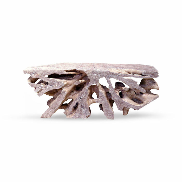 GJ Styles - Teak Root Console Washed Finish Large - BABS3034 - GreatFurnitureDeal