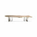 GJ Styles - Suar Wood Dining Table Stainless Base - BABS4001 - GreatFurnitureDeal