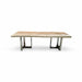 GJ Styles - Suar Wood Dining Table Stainless Base - BABS4005 - GreatFurnitureDeal