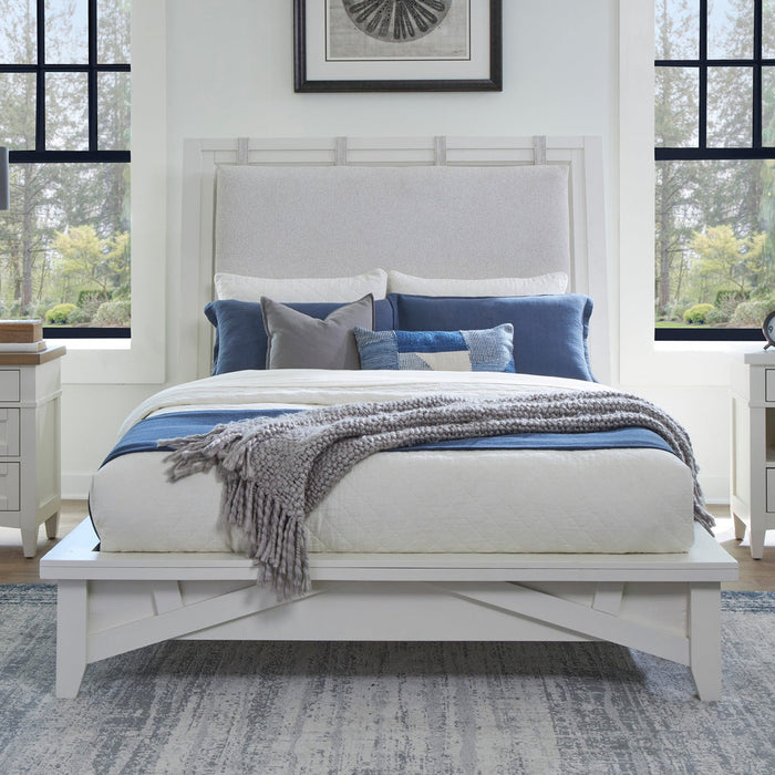 Parker House - Americana Modern King Platform Bed in Cotton - BAME#1166-3-COT - GreatFurnitureDeal