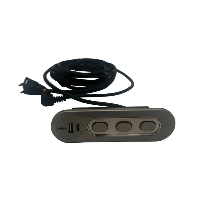 Ashley Furniture / Franklin Furniture - Power Recline, Headrest, Lumbar Replacement Button Control with USB A & C - KDH249G-006 - GreatFurnitureDeal