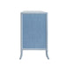 Worlds Away - Beckett Four Drawer Chest in Light Blue Matte Lacquer - BECKETT BL - GreatFurnitureDeal