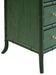 Worlds Away - Beckett Four Drawer Chest in Dark Green Matte Lacquer - BECKETT GR - GreatFurnitureDeal
