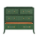 Worlds Away - Beckett Four Drawer Chest in Dark Green Matte Lacquer - BECKETT GR - GreatFurnitureDeal