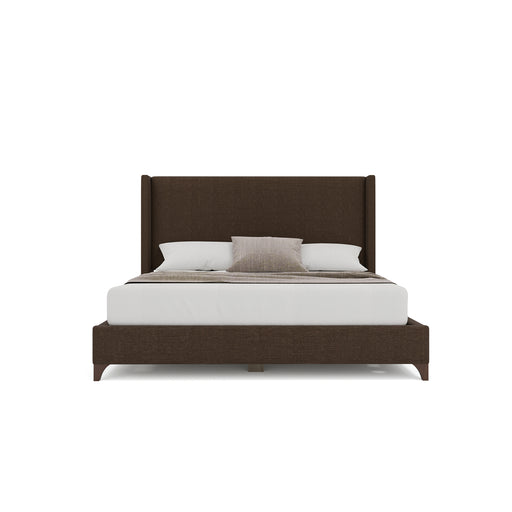 Nativa Interiors - Megan Classic Plain Queen Bed Brown - BED-MEGAN-PL-QN-PF-BROWN - GreatFurnitureDeal