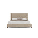 Nativa Interiors - Megan Classic Plain Queen Bed Flax - BED-MEGAN-PL-QN-PF-FLAX - GreatFurnitureDeal