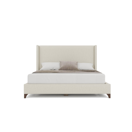 Nativa Interiors - Megan Classic Plain King Bed Off White - BED-MEGAN-PL-KN-PF-WHITE - GreatFurnitureDeal