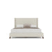 Nativa Interiors - Megan Classic Plain King Bed Off White - BED-MEGAN-PL-KN-PF-WHITE - GreatFurnitureDeal