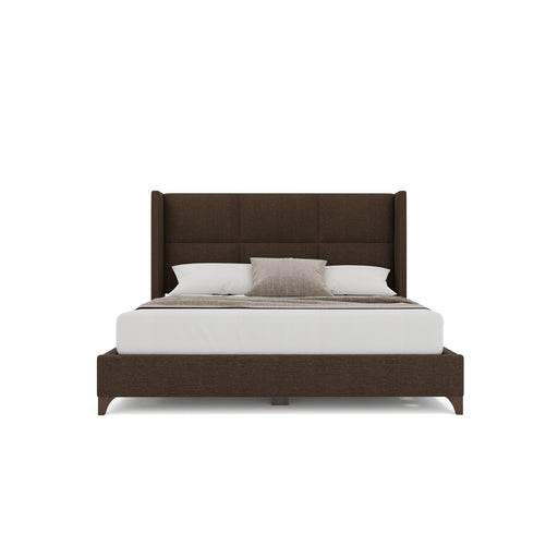 Nativa Interiors - Megan Square King Bed Brown - BED-MEGAN-SQ-KN-PF-BROWN - GreatFurnitureDeal