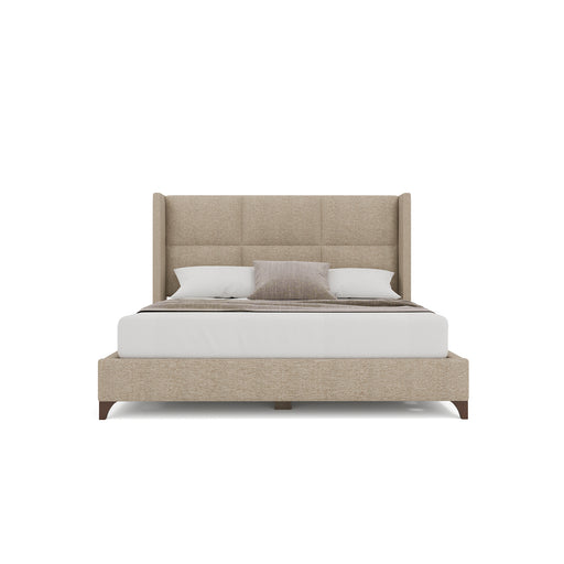 Nativa Interiors - Megan Square King Bed Flax - BED-MEGAN-SQ-KN-PF-FLAX - GreatFurnitureDeal