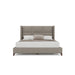 Nativa Interiors - Megan Square Queen Bed Grey - BED-MEGAN-SQ-QN-PF-GREY - GreatFurnitureDeal