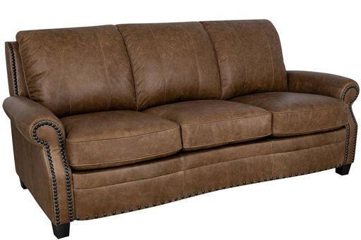 Mariano Italian Leather Furniture - Bennett 3 PC Living Room Set in Bomber Tan - BENNETT-BOMBER-TAN-SLC - GreatFurnitureDeal