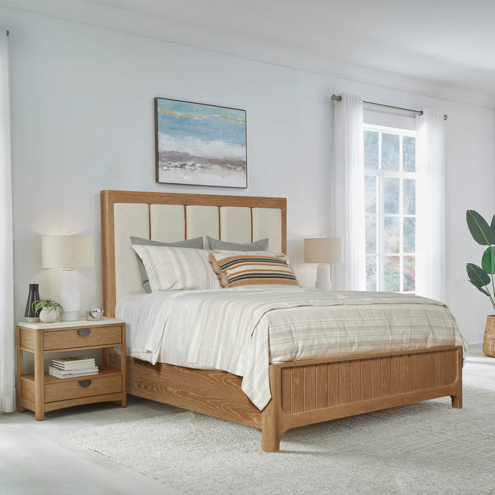 Parker House -  Escape Queen Panel Bed in Glazed Natural Oak - BESC#1250-3 - GreatFurnitureDeal