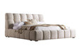 Parker House - Escape Queen Bed in Channel Tufted Fluffy River Rock Light Brown -BESC#8000-3-FYRR - GreatFurnitureDeal